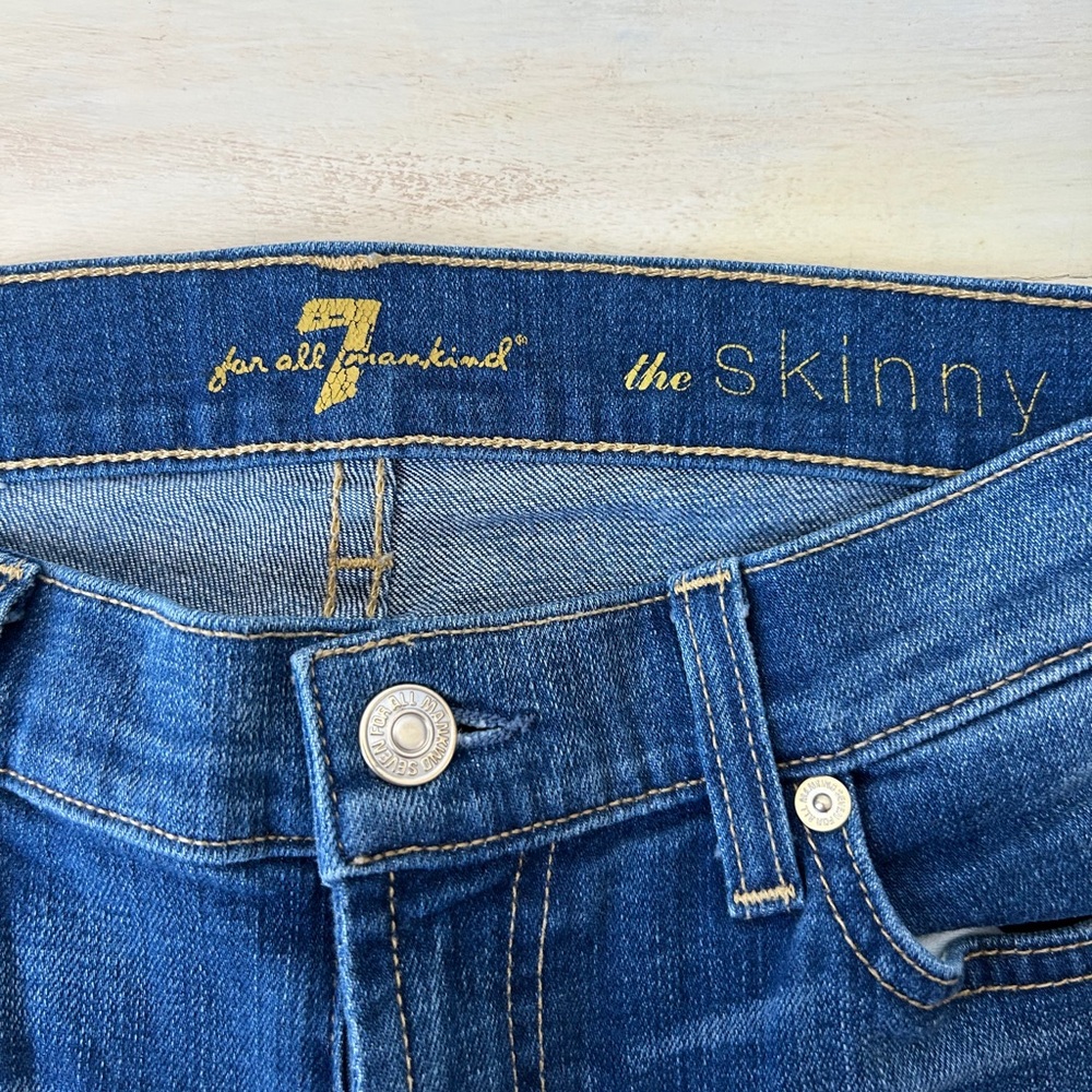 7 For All Mankind Women's Denim Skinny Jeans, size 27